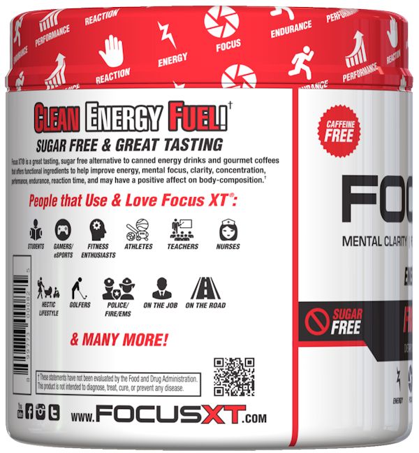 SNS Focus XT Caffeine Free  pre-workout FP