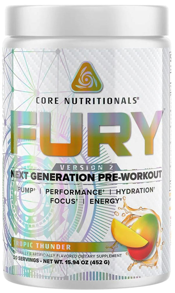 Core Nutritionals Fury V2 Pre-Workout|Lowcostvitamin.com|Pre-Workout