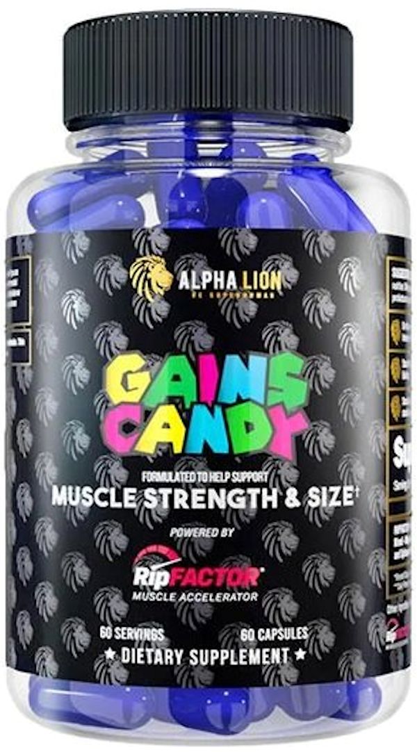 Alpha Lion Gains Candy RipFACTOR muscle caps