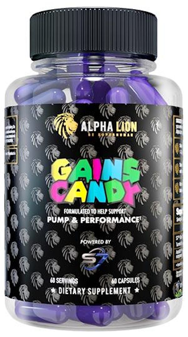 Alpha Lion Gain Candy S7 Big Pumps 60 Capsules|Lowcostvitamin.com