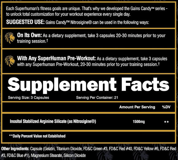Alpha Lion Gains Candy Nitrosigine Pump & Performance|Lowcostvitamin.com|Muscle Pumps