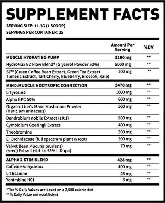 Man Sports Game Day Nootropic 25 servings|Lowcostvitamin.com|Pre-Workout