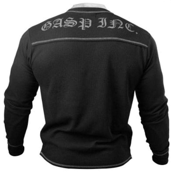 GASP Men's Thermal Longsleeves Black|Lowcostvitamin.com|Men Clothing