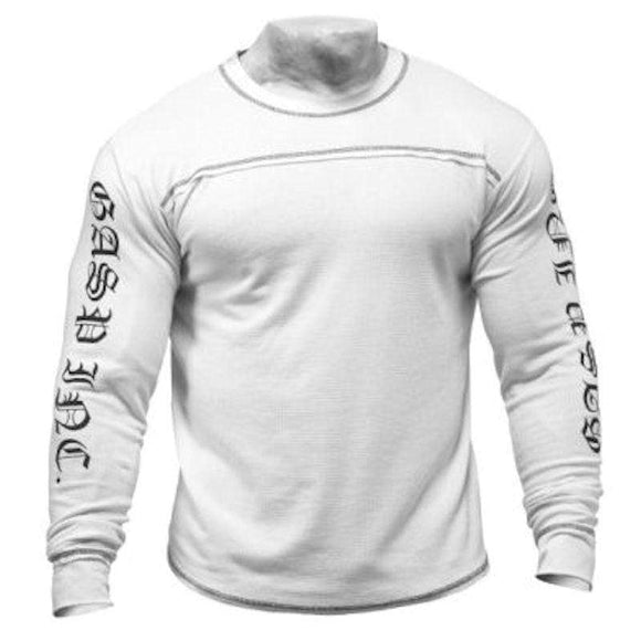 GASP Men's Thermal Longsleeves White|Lowcostvitamin.com|Men Clothing