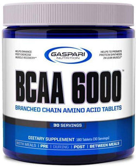 Gaspari Nutrition BCAA 6000 180 tabs.4:1:1 ratio|Lowcostvitamin.com|BCAA