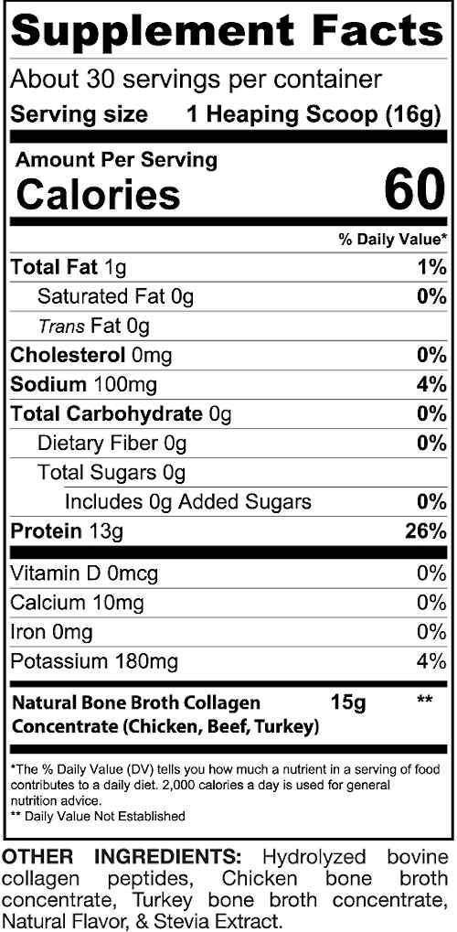 Gaspari Nutrition Bone Broth Collagen 30 servings|Lowcostvitamin.com|Collagen