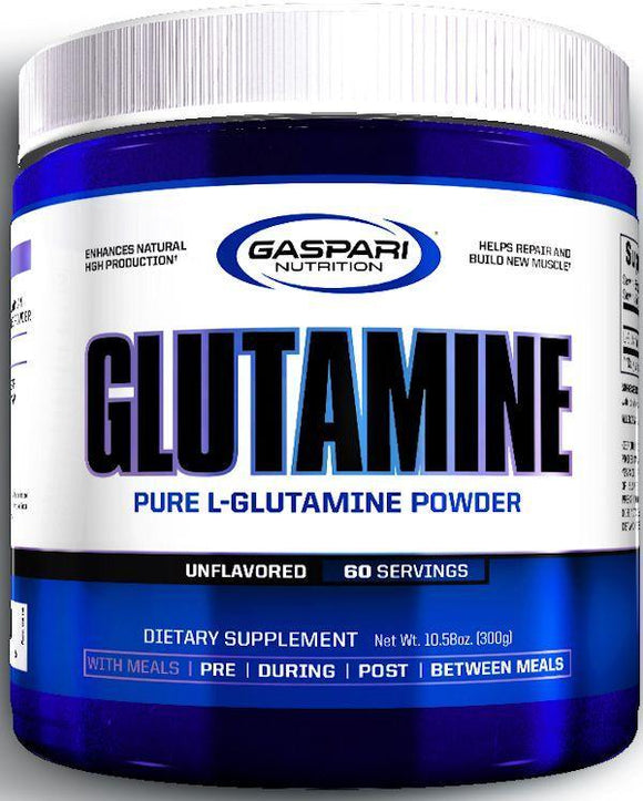 Gaspari Nutrition Glutamine 300gms 60 servings|Lowcostvitamin.com|Glutamine
