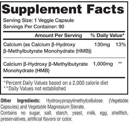 Gaspari Nutrition HMB Muscle Health 90 caps.|Lowcostvitamin.com|HMB