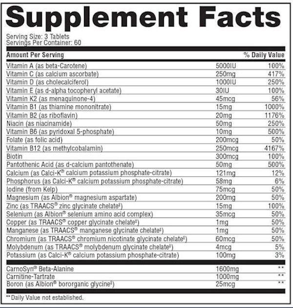 Gaspari Nutrition Anavite 180 tab.|Lowcostvitamin.com