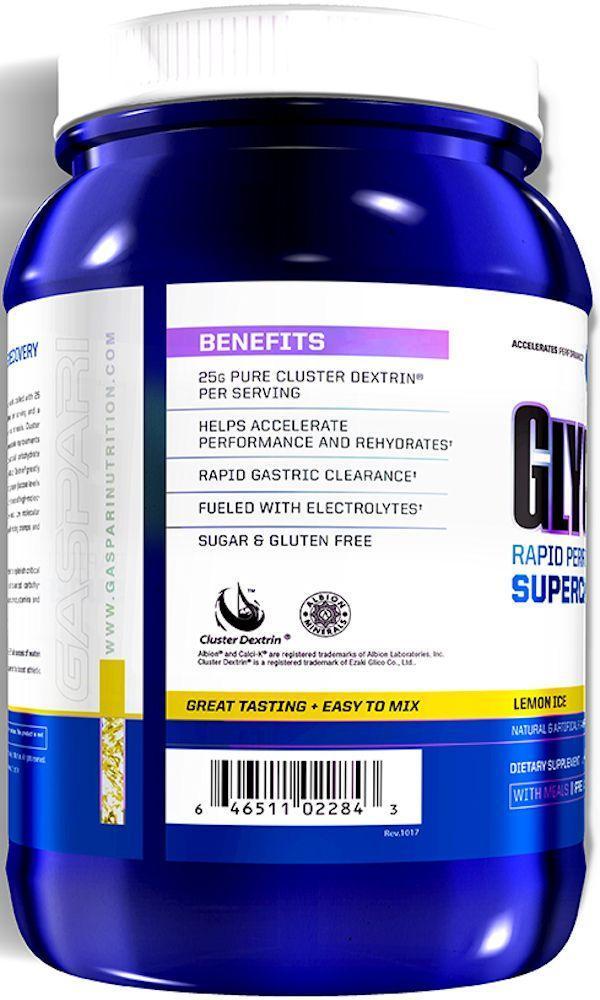 Gaspari Nutrition Pre-Workout Lemon Ice Gaspari Nutrition GlycoFuse 60 servings
