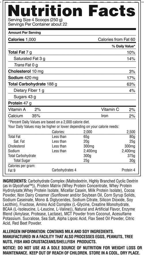 Gaspari Nutrition Real Mass 12lbs|Lowcostvitamin.com|Protein