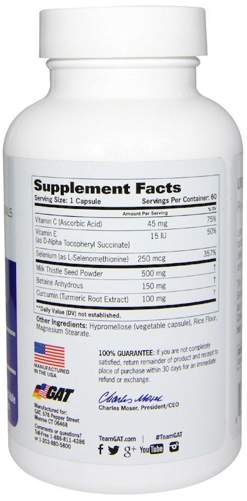 GAT Sport Liver Cleanse 60 ct|Lowcostvitamin.com|Liver Support