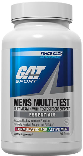 GAT Sport Mens Multi+Test 60 Tabs|Lowcostvitamin.com|Multi Vitamin