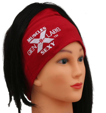 GenXLabs Muscle-R-Sexy Workout Cotton Hair Beanie front