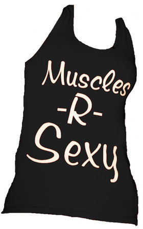 GenXlabs Muscle-R-Sexy Women Cotton T-Back Tank|Lowcostvitamin.com|Women's Clothing