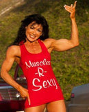 GenXlabs Muscle-R-Sexy Women Cotton T-Back Tank|Lowcostvitamin.com|Women's Clothing