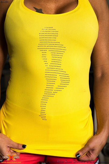 GenXLabs Muscles-R-Sexy Women's Tank Top Rhinestones|Lowcostvitamin.com|Women's Clothing