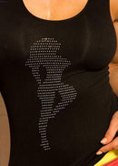 GenXLabs Muscles-R-Sexy Women's Tank Top Rhinestones|Lowcostvitamin.com|Women's Clothing