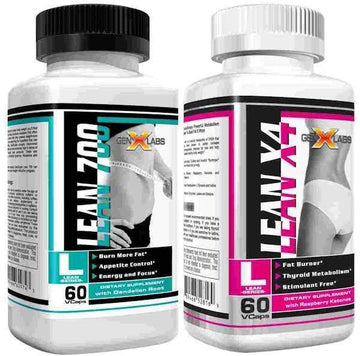 GenXLabs Lean 700 Free LeanX4 AM and PM Weight Loss CLEARANCE