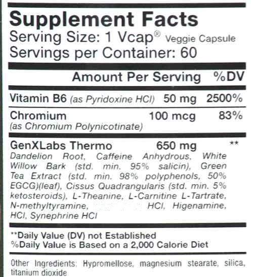 GenXLabs Lean Weight Loss Stack|Lowcostvitamin.com facts