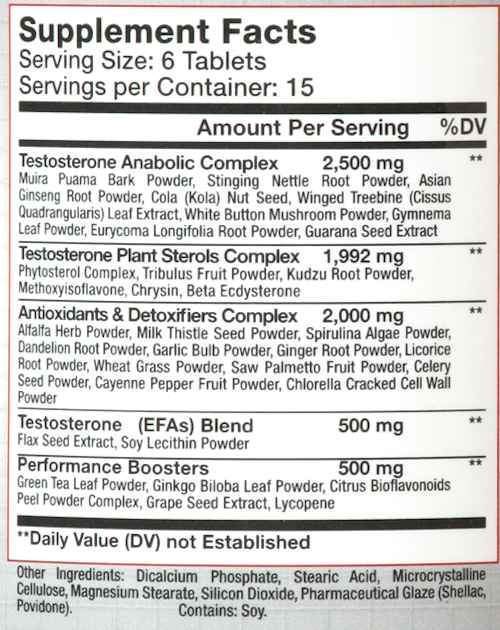 GenXLabs SterolABOL Natural Plant Sterol-Based|Lowcostvitamin.com|Test Booster
