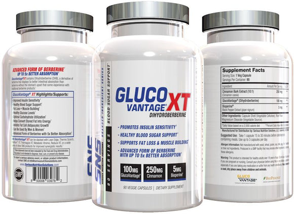Serious Nutrition Solution SNS GlucoVantage XT Sugar Support|Lowcostvitamin.com|Sugar Control
