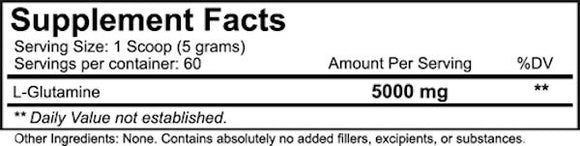 NutraKey Glutamine 300 gms|Lowcostvitamin.com|Glutamine
