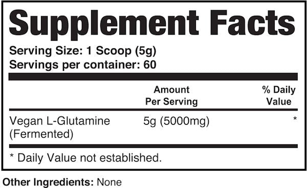 AP Regimen Glutamine muscle recovery fact