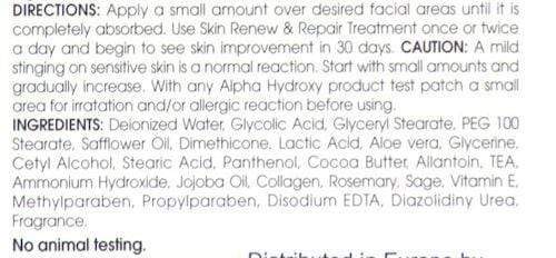 Perfect Body Parts Skin Renew Repair Cream Alpha Hydroxy Acids Collagen Anti-Aging|Lowcostvitamin.com|Alpha Hydroxy Acid