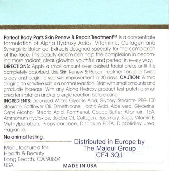 Perfect Body Parts Skin Renew and Repair Treatment Alpha Hydroxy Acids|Lowcostvitamin.com|Collagen