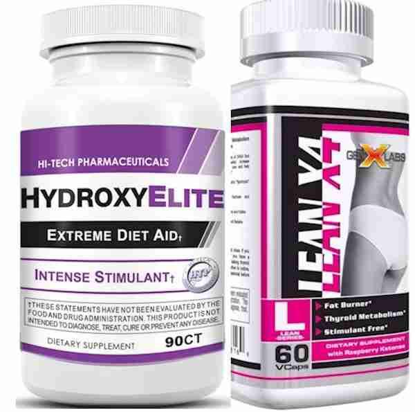 Hi-Tech Pharmaceuticals HydroxyElite w/Free GenXLabs LeanX4 Fat Burner|Lowcostvitamin.com
