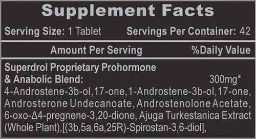 Hi-Tech Pharmaceuticals Superdrol 42 Tablets|Lowcostvitamin.com