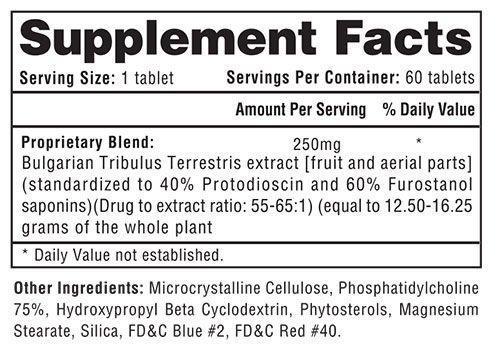 Hi-Tech Pharmaceuticals Tribesterone 60 Tabs|Lowcostvitamin.com|Test Booster