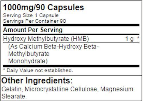 Optimum Nutrition HMB 1000 90 Caps|Lowcostvitamin.com|Amino Acids