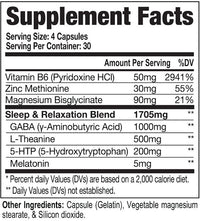 AP Sports Regimen HyperNite sleep aid facts