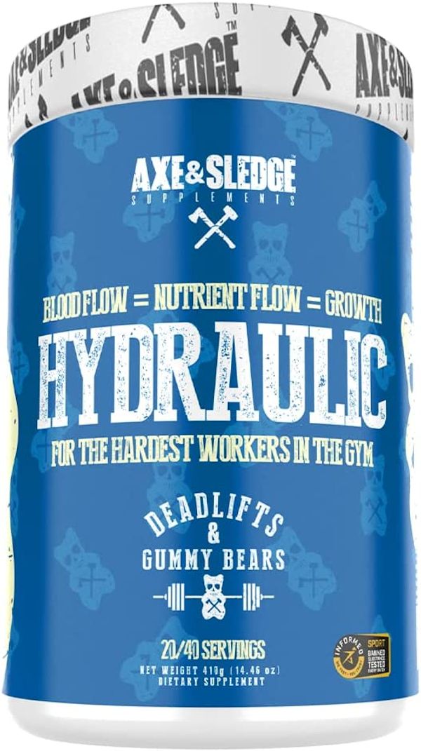 Axe & Sledge Hydraulic V2 Pre-Workout 20/40 Servings|Lowcostvitamin.com