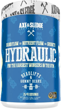 Axe and Sledge Hydraulic Pre-Workout great taste