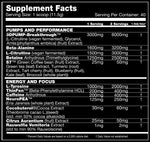 Performax Labs Hypermax Extreme Pre-workout fact