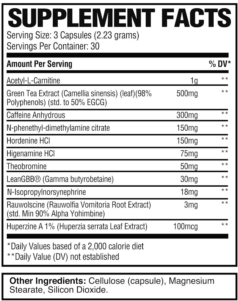 Raw Nutrition Ignite Fat Burner 90Capsules|Lowcostvitamin.com