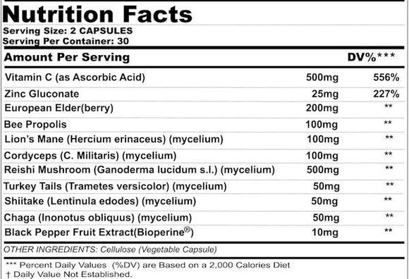 GenOne Labs Ultra Premium Immune Boost 60 caps|Lowcostvitamin.com|Immune