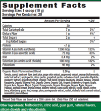 MHP Fit & Lean Immune Reds Organic facts