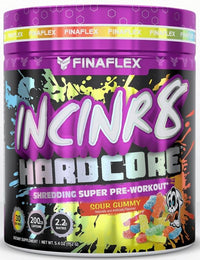 FinaFlex INCINR8 HARDCORE is a Shredding Super Pre-Workout mango