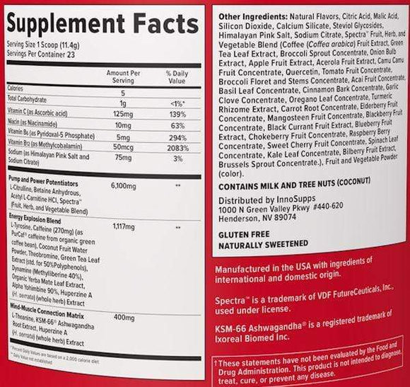 Inno Supps Storm Maker 23 servings|Lowcostvitamin.com|Citrulline