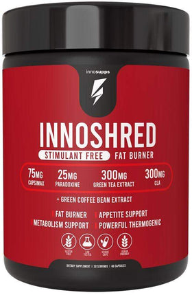 Inno Supps Inno Shred Stimulant Free 60 caps|Lowcostvitamin.com|Grains of Paradise