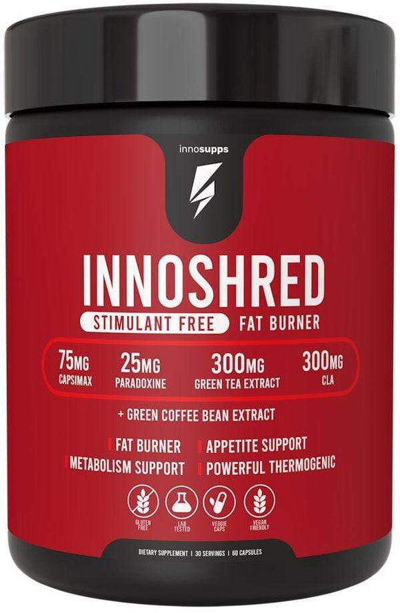 Inno Supps Inno Shred Stimulant Free 60 caps|Lowcostvitamin.com|Grains of Paradise