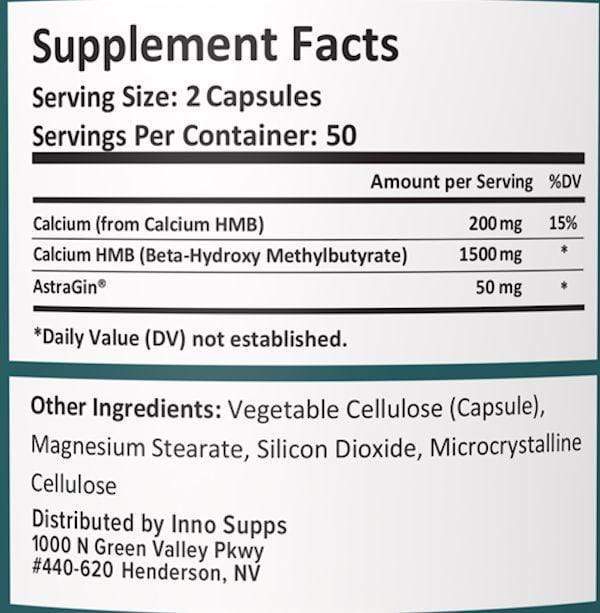 Inno Supps HMB+ 100 caps|Lowcostvitamin.com