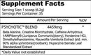 Insane Labz Psychotic 35 servings|Lowcostvitamin.com|Beta-alanine
