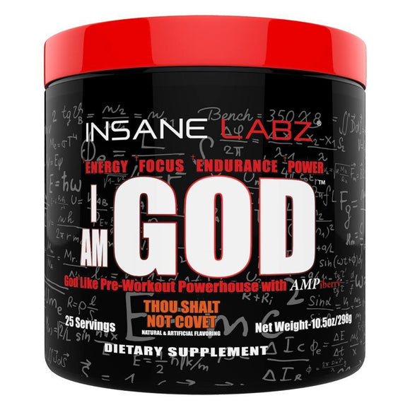 Insane Labz I Am God|Lowcostvitamin.com|Per-Workout