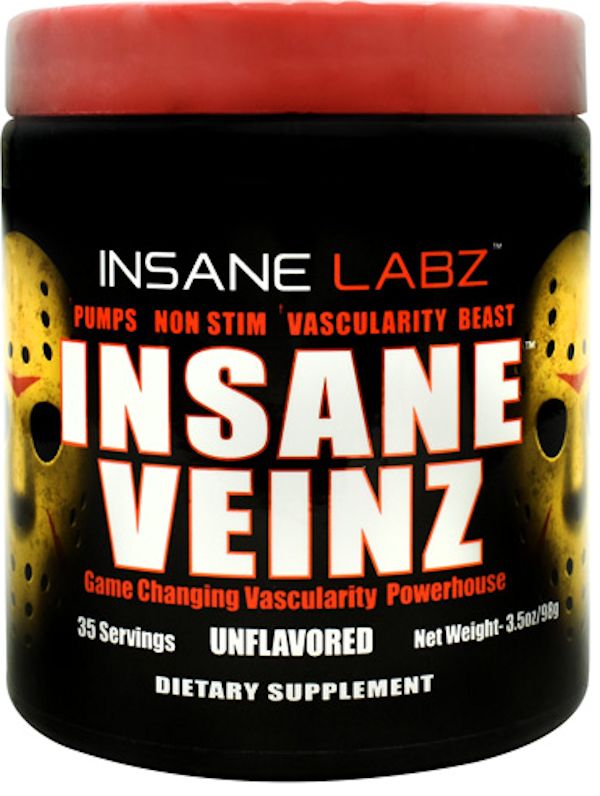Insane Labz Insane Veinz Non-Stim Pre-workout pump