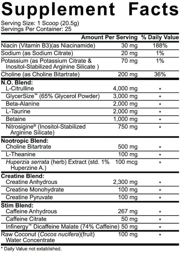 5% Nutrition Kill It Reloaded Pumps Pre-Workout 25 Serving|Lowcostvitamin.com|Creatine